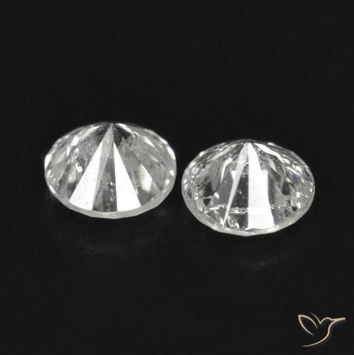 Diamond Gemstones in 2.8 mm (calibrated) Size for Sale, Diamond Stones in H Color