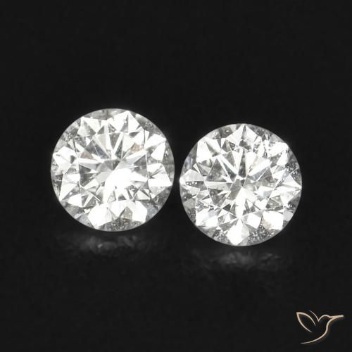 0.05 ctw White Diamond Stones, Natural Diamond in Diamond-Cut Shape for Sale