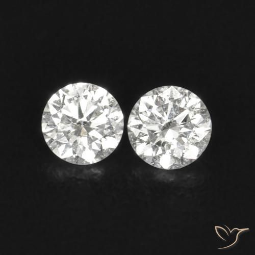 0.03ctw Natural H Diamond, Round, VS