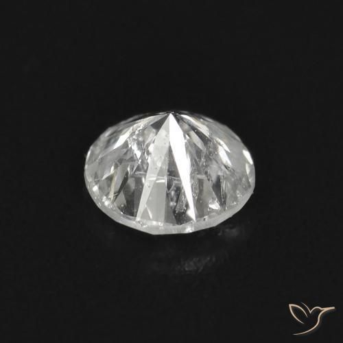 Diamond Gemstone in 3 mm (calibrated) Size for Sale, Diamond Stone in H Color