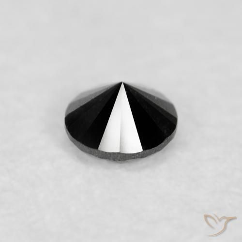 Diamond Gemstone in 2 mm (calibrated) Size for Sale, Diamond Stone in Black Color