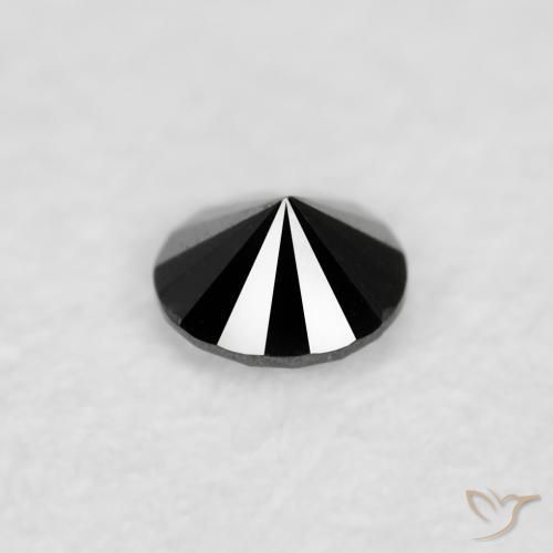 Diamond Gemstone in 2 mm (calibrated) Size for Sale, Diamond Stone in Black Color