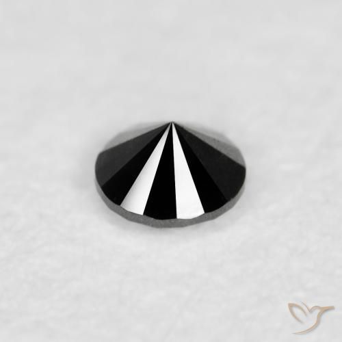 Diamond Gemstone in 2 mm (calibrated) Size for Sale, Diamond Stone in Black Color
