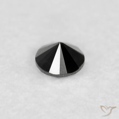 Diamond Gemstone in 1.9 mm (calibrated) Size for Sale, Diamond Stone in Black Color