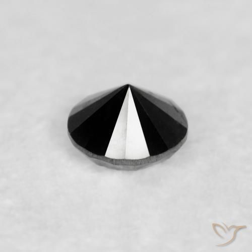 Diamond Gemstone in 2 mm (calibrated) Size for Sale, Diamond Stone in Black Color