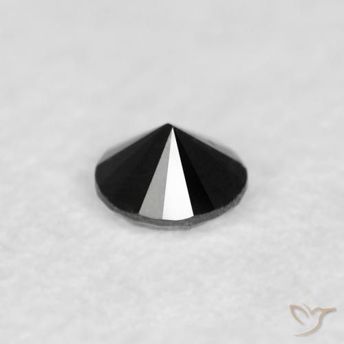 Diamond Gemstone in 1.9 mm (calibrated) Size for Sale, Diamond Stone in Black Color