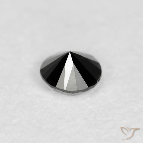 Diamond Gemstone in 2.7 mm (calibrated) Size for Sale, Diamond Stone in Black Color