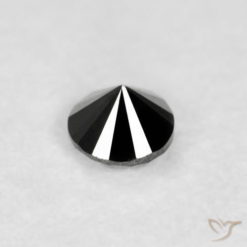 Diamond Gemstone in 2.7 mm (calibrated) Size for Sale, Diamond Stone in Black Color