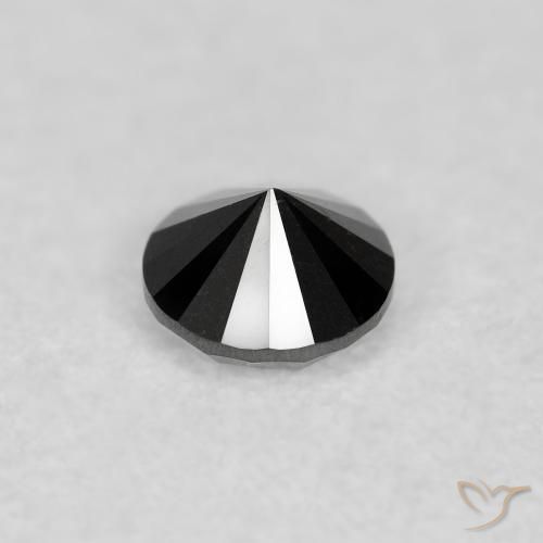 Diamond Gemstone in 3 mm (calibrated) Size for Sale, Diamond Stone in Black Color