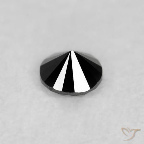 Diamond Gemstone in 2.2 mm (calibrated) Size for Sale, Diamond Stone in Black Color