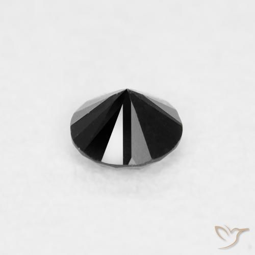Diamond Gemstone in 2 mm (calibrated) Size for Sale, Diamond Stone in Black Color