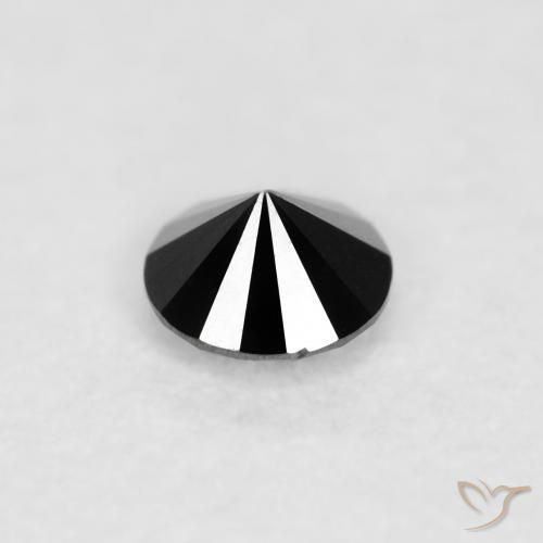 Diamond Gemstone in 2.7 mm (calibrated) Size for Sale, Diamond Stone in Black Color