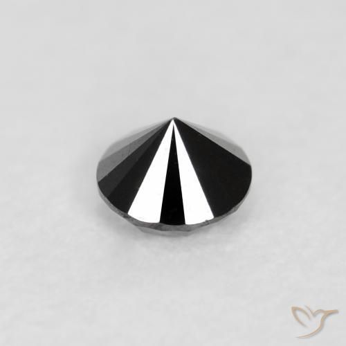 Diamond Gemstone in 2.7 mm (calibrated) Size for Sale, Diamond Stone in Black Color