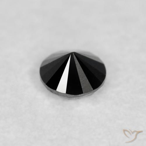Diamond Gemstone in 2.2 mm (calibrated) Size for Sale, Diamond Stone in Black Color