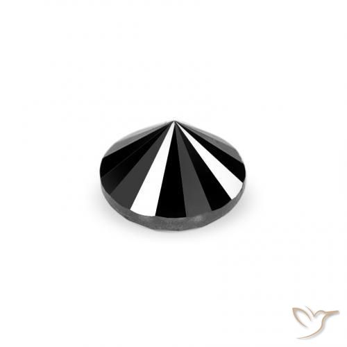 Diamond Gemstone in 2.7 mm (calibrated) Size for Sale, Diamond Stone in Black Color
