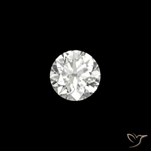 0.04ct D Diamond, Round, VVS