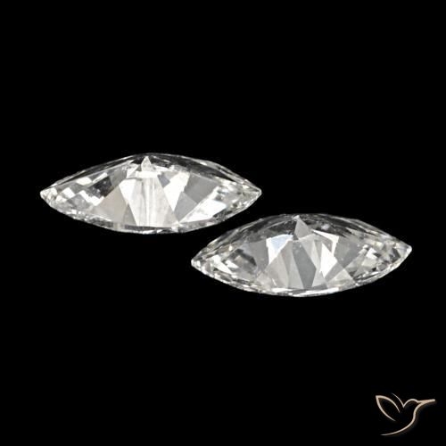 Diamond Gemstones in 4.2 x 2.1 mm Size for Sale, Diamond Stones in H Color