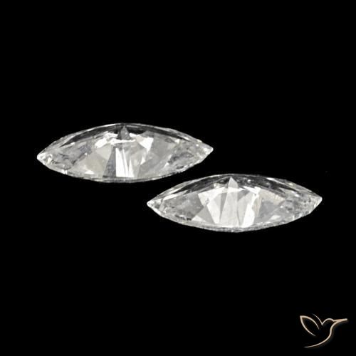 Diamond Gemstones in 4.1 x 1.9 mm Size for Sale, Diamond Stones in H Color