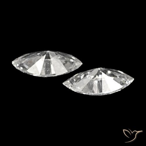 Diamond Gemstones in 4 x 2 mm (calibrated) Size for Sale, Diamond Stones in H Color