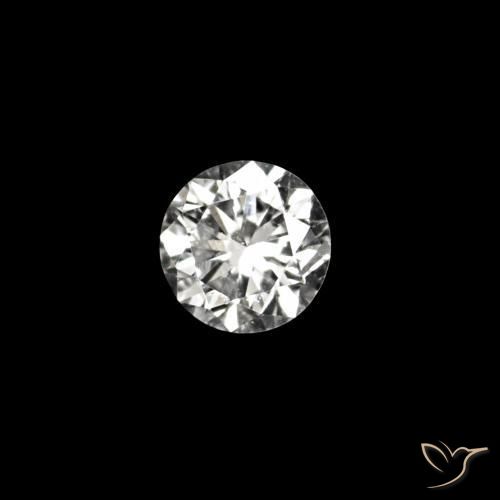 0.02ct D Diamond, Round, VVS-VS