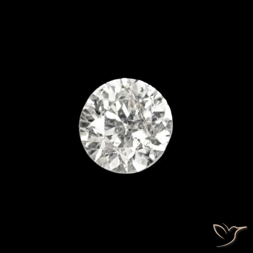 0.02ct H Diamond, Round, VVS-VS