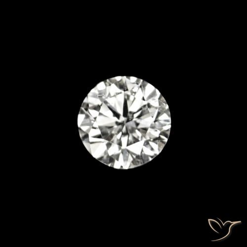 0.02ct D Diamond, Round, VVS-VS