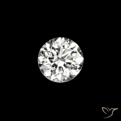 0.02ct D Diamond, Round, VVS-VS