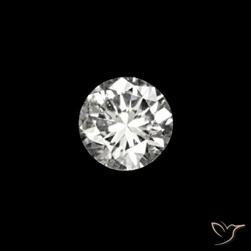 0.02ct D Diamond, Round, VVS-VS