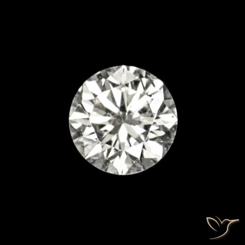 0.02 ct White Diamond Gemstone, Diamond Gem in Diamond-Cut Shape for Sale.