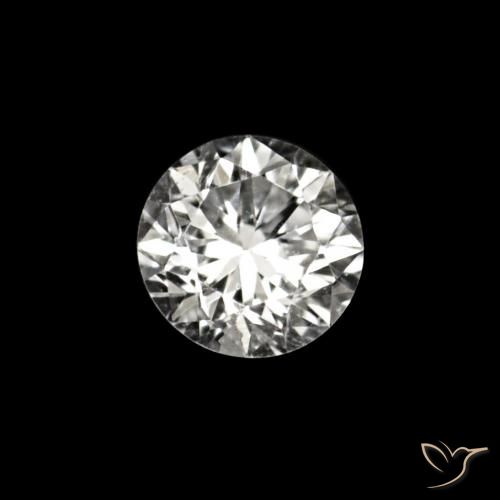 0.02 ct White Diamond Gemstone, Diamond Gem in Diamond-Cut Shape for Sale.