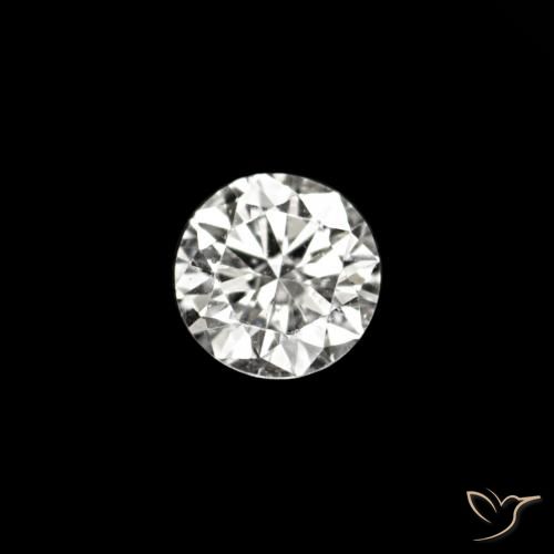 0.02ct D Diamond, Round, VVS-VS