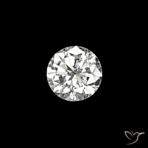 0.02 ct White Diamond Stone, Natural Diamond in Diamond-Cut Shape for Sale