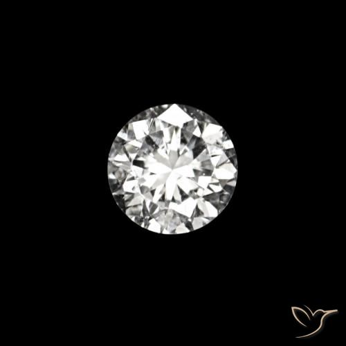 0.02ct D Diamond, Round, VVS-VS