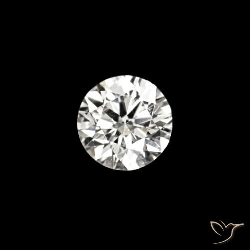 0.02ct D Diamond, Round, VVS-VS