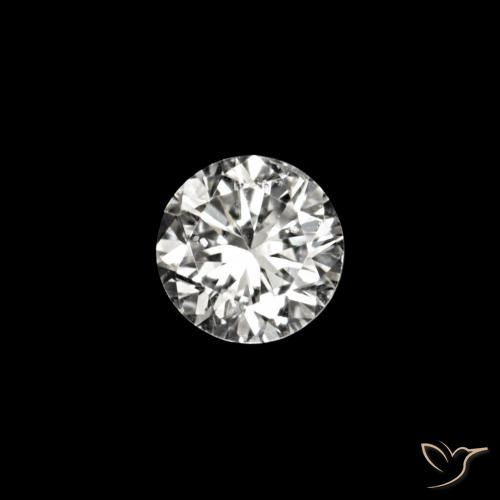 0.02ct D Diamond, Round, VVS-VS