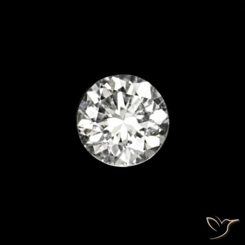 0.02ct D Diamond, Round, VVS-VS