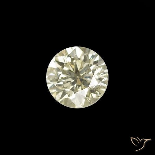 0.16 ct White Diamond Stone, Natural Diamond in Diamond-Cut Shape for Sale