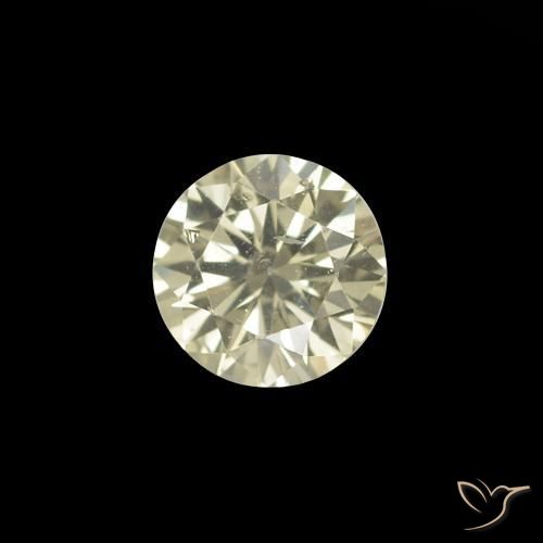 0.14 ct White Diamond Stone, Natural Diamond in Diamond-Cut Shape for Sale