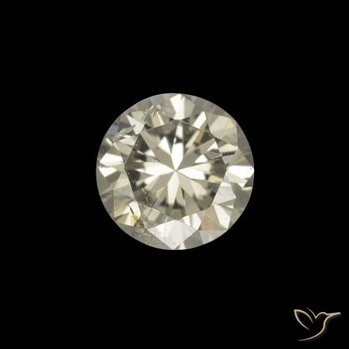 0.19 ct White Diamond Gemstone, Diamond Gem in Diamond-Cut Shape for Sale.
