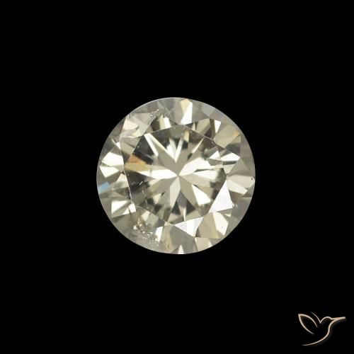 0.19 ct White Diamond Stone, Natural Diamond in Diamond-Cut Shape for Sale