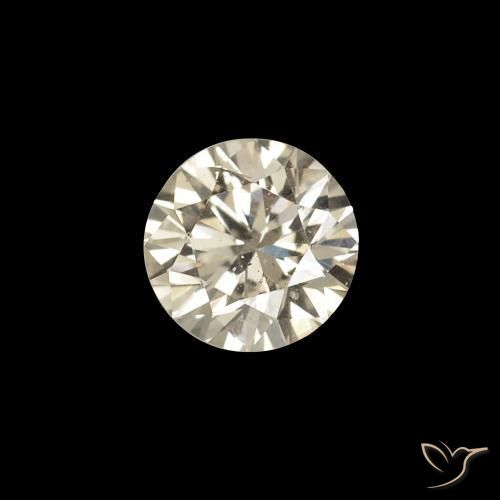 0.20 ct White Diamond Stone, Natural Diamond in Diamond-Cut Shape for Sale