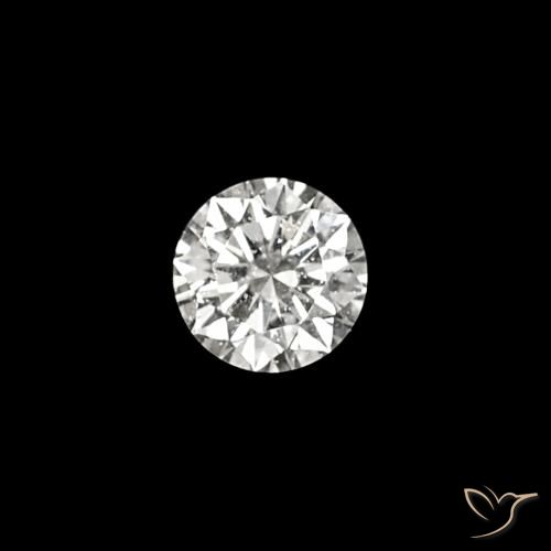 0.03ct E Diamond, Round, VVS