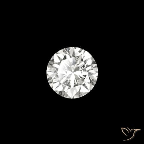 0.03 ct White Diamond Stone, Natural Diamond in Diamond-Cut Shape for Sale