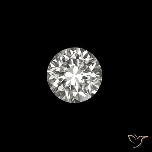 0.03 ct White Diamond Gemstone, Diamond Gem in Diamond-Cut Shape for Sale.