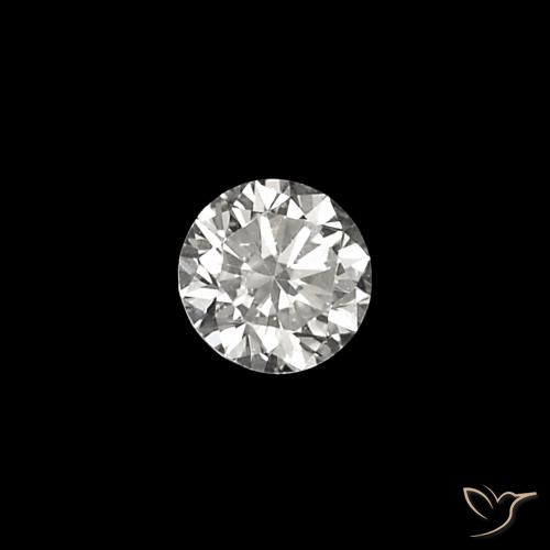 0.03 ct White Diamond Gemstone, Diamond Gem in Diamond-Cut Shape for Sale.
