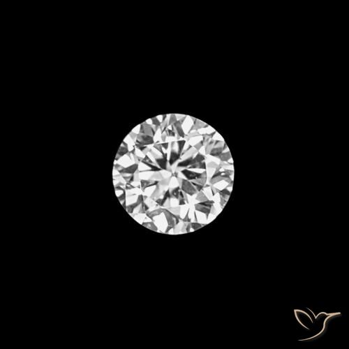 0.03ct D Diamond, Round, VVS