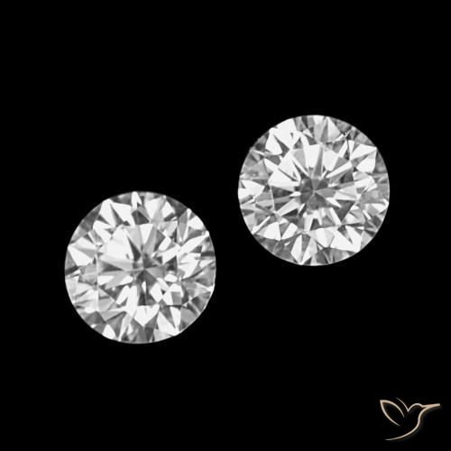 0.06 ctw White Diamond Stones, Natural Diamond in Diamond-Cut Shape for Sale