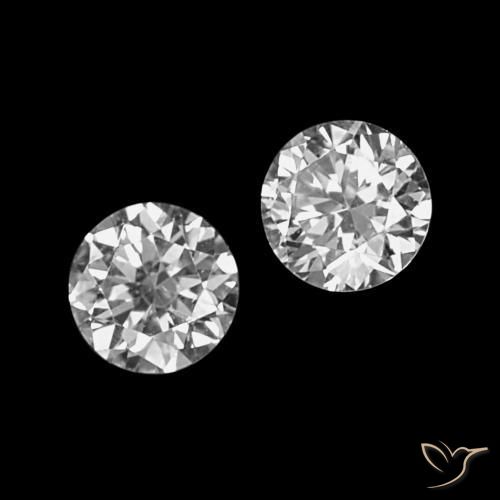 0.07 ctw White Diamond Stones, Natural Diamond in Diamond-Cut Shape for Sale