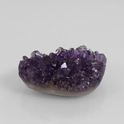 Viola scuro Druzy Amethyst Gem - 54.1ct Elegante cluster di cristalli (ID: 391808)