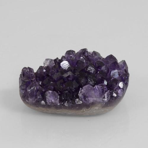 Violet foncé Druse d'améthyste gemme - 73.5ct Regroupement de Cristaux Fantaisie (ID: 391818)
